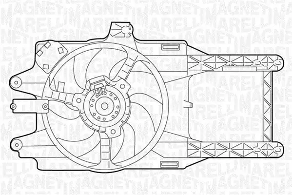 Ventilateur, refroidissement du moteur MAGNETI MARELLI 069422028010