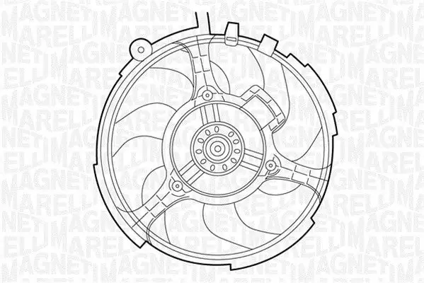 Ventilateur, refroidissement du moteur MAGNETI MARELLI 069422030010
