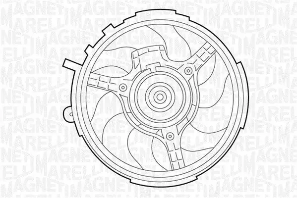 Ventilateur, refroidissement du moteur MAGNETI MARELLI 069422031010