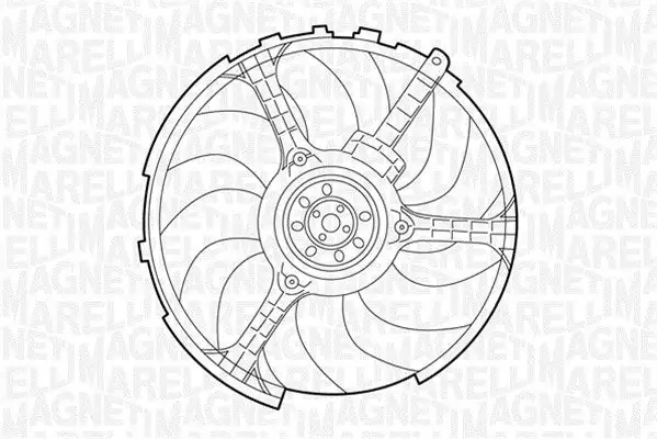 Ventilateur, refroidissement du moteur MAGNETI MARELLI 069422032010