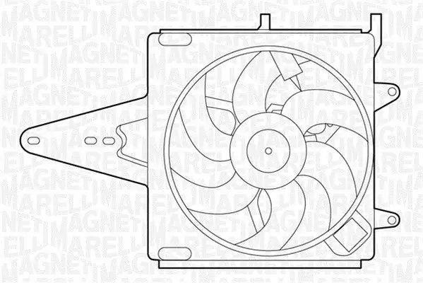 Ventilateur, refroidissement du moteur MAGNETI MARELLI 069422203010