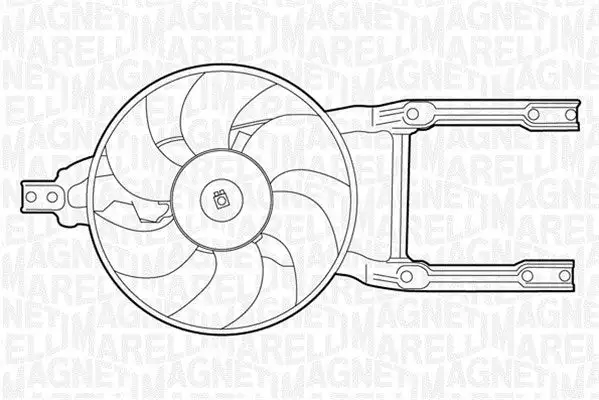 Ventilateur, refroidissement du moteur MAGNETI MARELLI 069422205010