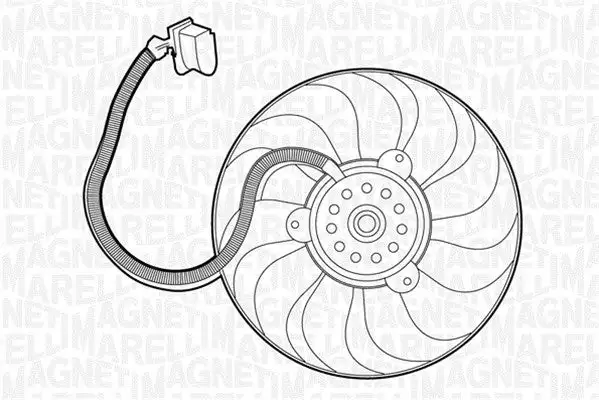 Ventilateur, refroidissement du moteur MAGNETI MARELLI 069422261010