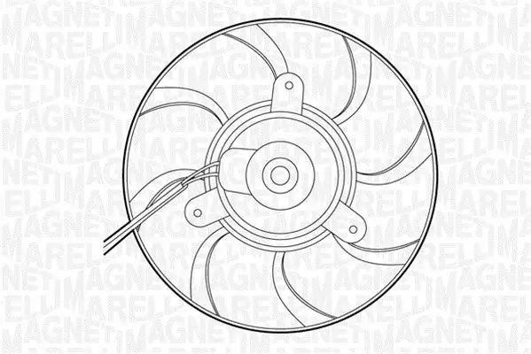 Ventilateur, refroidissement du moteur MAGNETI MARELLI 069422262010