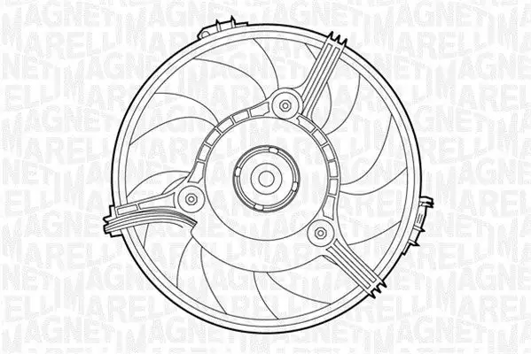 Ventilateur, refroidissement du moteur MAGNETI MARELLI 069422263010