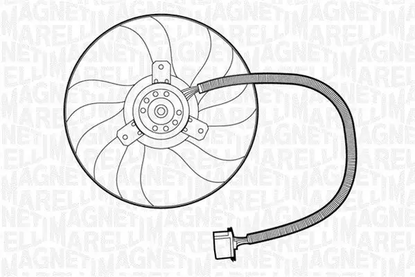 Ventilateur, refroidissement du moteur MAGNETI MARELLI 069422266010