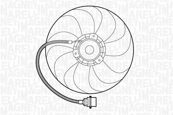 Ventilateur, refroidissement du moteur MAGNETI MARELLI 069422272010