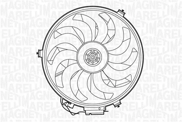 Ventilateur, refroidissement du moteur MAGNETI MARELLI 069422275010