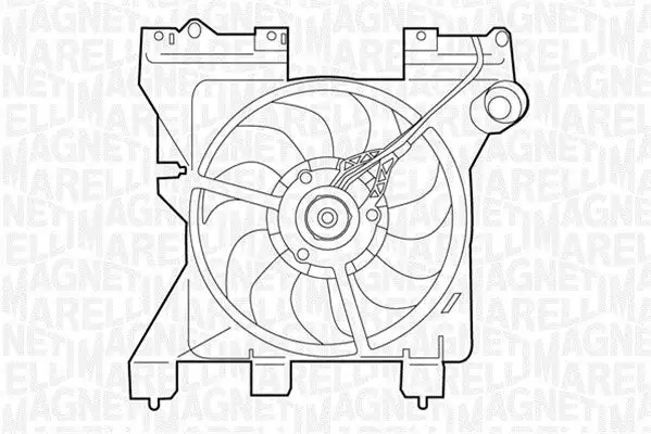 Ventilateur, refroidissement du moteur MAGNETI MARELLI 069422287010