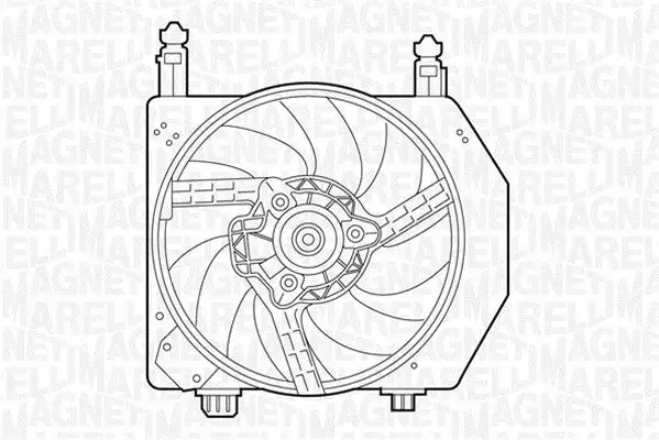 Ventilateur, refroidissement du moteur MAGNETI MARELLI 069422305010