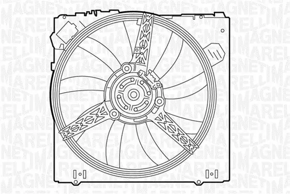 Ventilateur, refroidissement du moteur MAGNETI MARELLI 069422344010