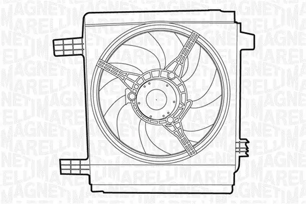 Ventilateur, refroidissement du moteur MAGNETI MARELLI 069422364010