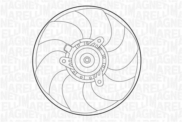 Ventilateur, refroidissement du moteur MAGNETI MARELLI 069422372010