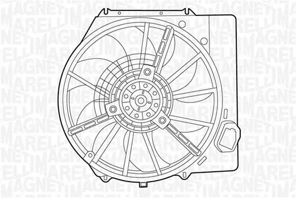 Ventilateur, refroidissement du moteur MAGNETI MARELLI 069422437010