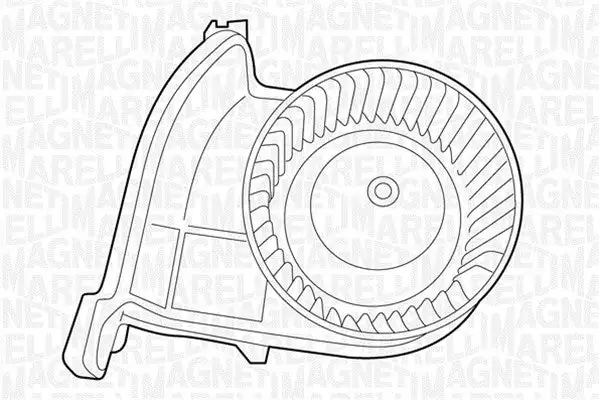 Pulseur d'air habitacle MAGNETI MARELLI 069401326010
