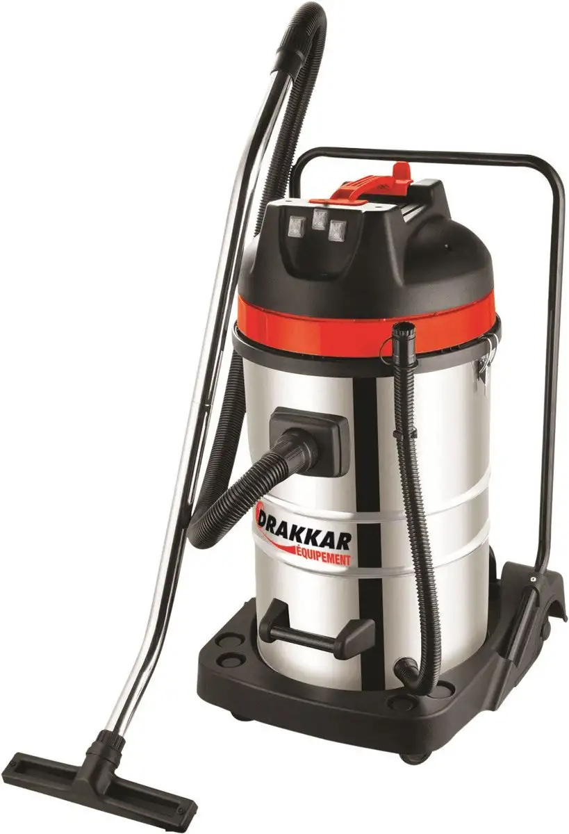 TOPCAR - Aspirateur eau et poussière cuve inox - 07408