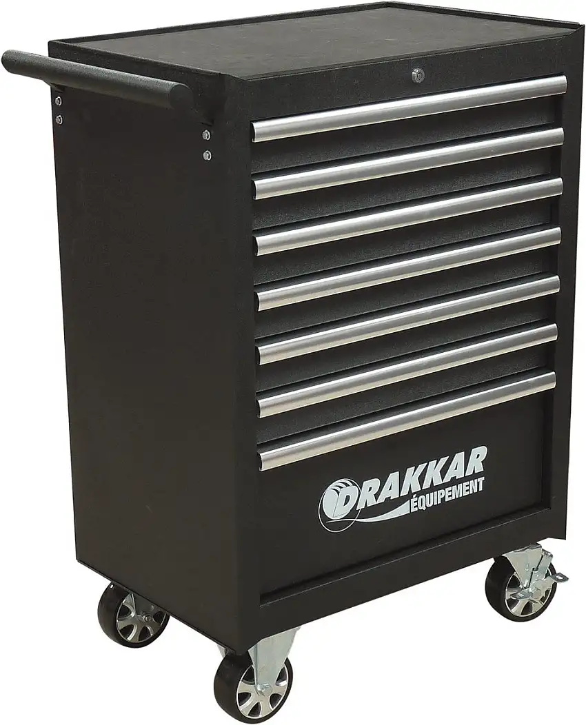DRAKKAR TOOLS - Servante 7 tiroirs - 107 outils - 25046