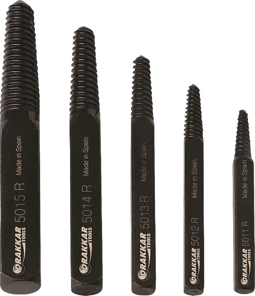 DRAKKAR TOOLS - Jeu de 5 extracteurs de vis cassées 5 a 22mm *DT* - 09181