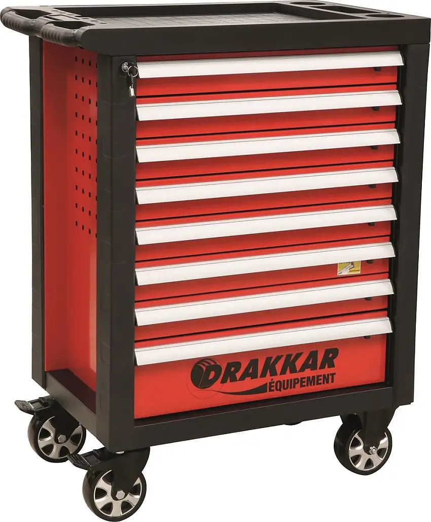 DRAKKAR TOOLS - Servante 8 tiroirs - 249 outils - 25088