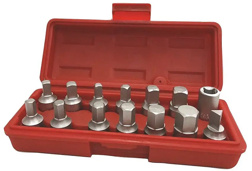 DRAKKAR TOOLS - Coffret 14 embouts de vidange 3/8" - 10765