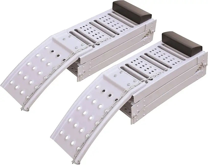 DRAKKAR EQUIPEMENT - Rampes acier pliables en 3 parties 500/1600Kg 2000mm - lot de 2 pcs - 15185