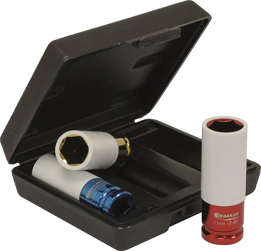 DRAKKAR TOOLS - 3 douilles à chocs 1/2" - 15609