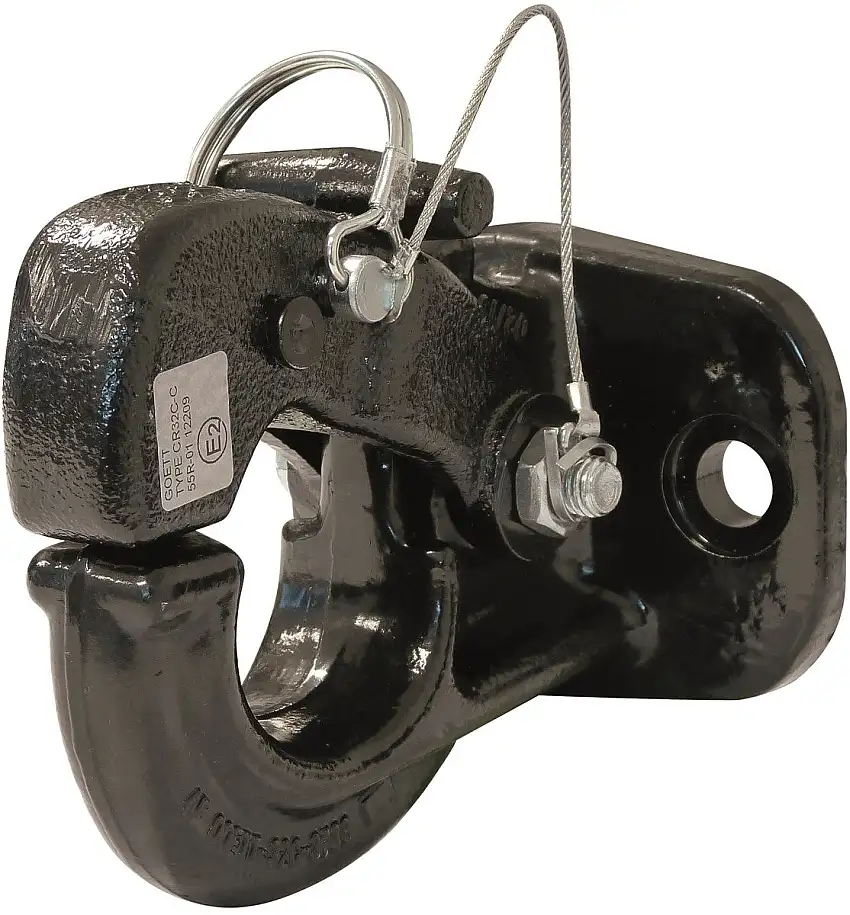 ALKO - Crochet d'attelage fixe 3,5T « type jeep » 2 trous 17mm entraxe 90mm - 16912