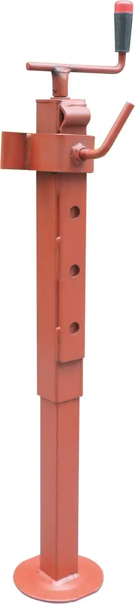 SODISE - Béquille acier carré de 60mm course de 310mm 600kg avec fixation réglable - 17536