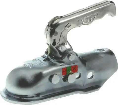 ALKO - Tête d'attelage 1500kg pour remorque freinée pour timon rond 45mm - 17691