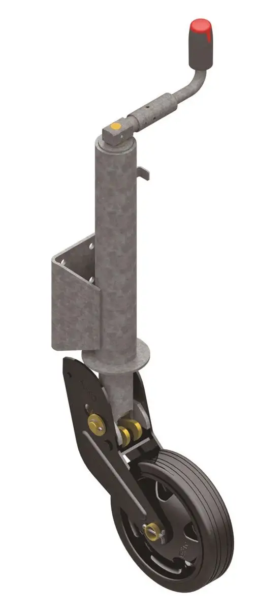 ALKO - Roue jockey jante acier semi automatique avec support 800kg - 18032