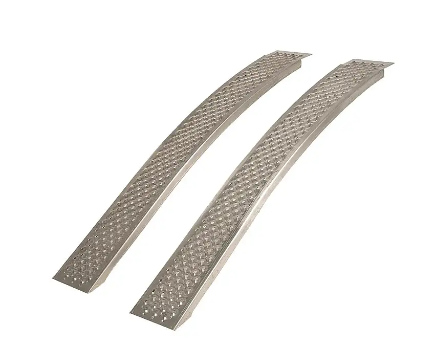SODISE - Rampes aluminium incurvées 400kg 2000mm - lot de 2 pcs - 18089