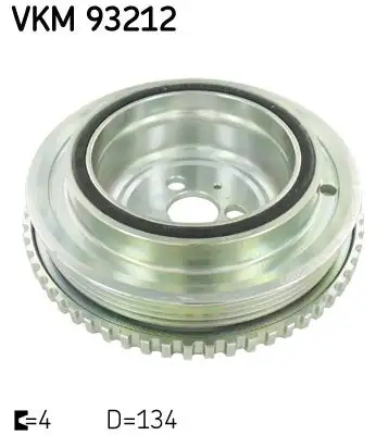 Poulie vilebrequin, Poulie damper SKF VKM 93212