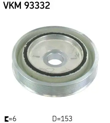 Poulie vilebrequin, Poulie damper SKF VKM 93332