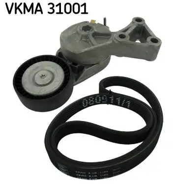 Jeu de courroies trapézoïdales à nervures SKF VKMA 31001