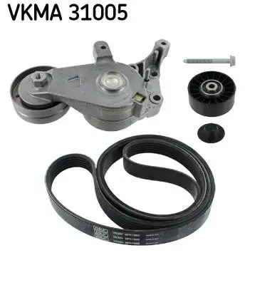 Jeu de courroies trapézoïdales à nervures SKF VKMA 31005