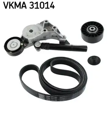 Jeu de courroies trapézoïdales à nervures SKF VKMA 31014