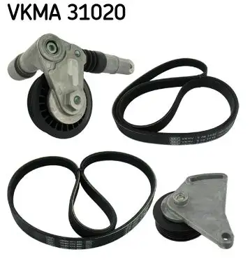 Jeu de courroies trapézoïdales à nervures SKF VKMA 31020