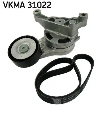 Jeu de courroies trapézoïdales à nervures SKF VKMA 31022