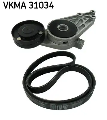 Jeu de courroies trapézoïdales à nervures SKF VKMA 31034