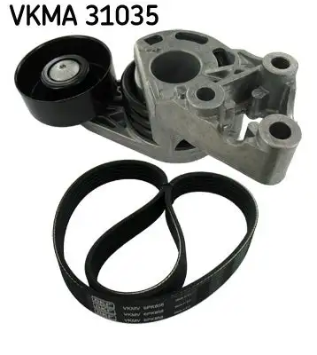Jeu de courroies trapézoïdales à nervures SKF VKMA 31035