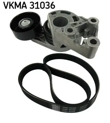 Jeu de courroies trapézoïdales à nervures SKF VKMA 31036