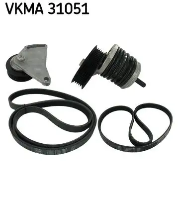 Jeu de courroies trapézoïdales à nervures SKF VKMA 31051