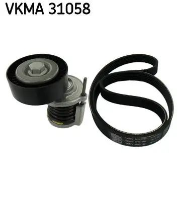 Jeu de courroies trapézoïdales à nervures SKF VKMA 31058