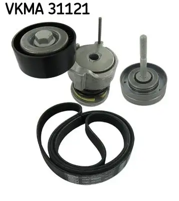Jeu de courroies trapézoïdales à nervures SKF VKMA 31121