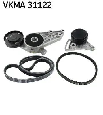 Jeu de courroies trapézoïdales à nervures SKF VKMA 31122