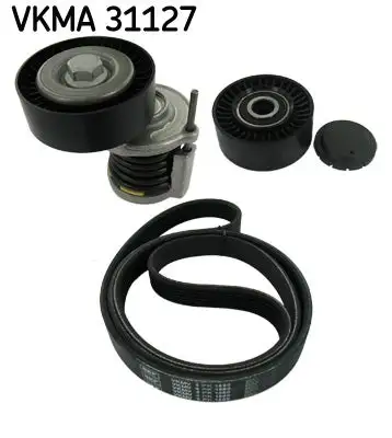 Jeu de courroies trapézoïdales à nervures SKF VKMA 31127