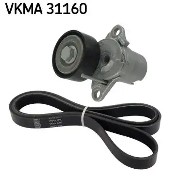 Jeu de courroies trapézoïdales à nervures SKF VKMA 31160