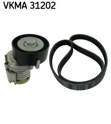 Jeu de courroies trapézoïdales à nervures SKF VKMA 31202
