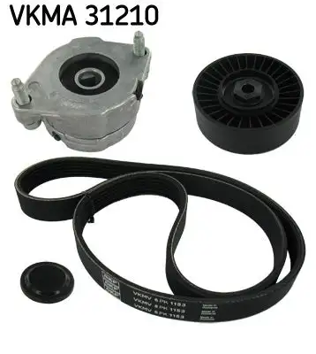 Jeu de courroies trapézoïdales à nervures SKF VKMA 31210