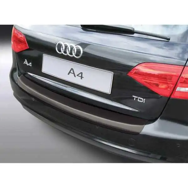 ABS Protecteur de parechocs arrière pour Audi A4 Avant 20122015 sauf S4 Noir